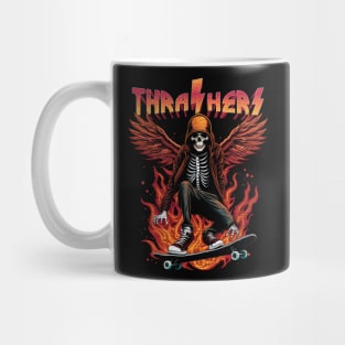 Thrashers Skeleton Skater Mug